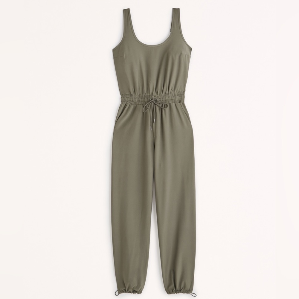 Abercrombie Traveler Jumpsuit - Olive